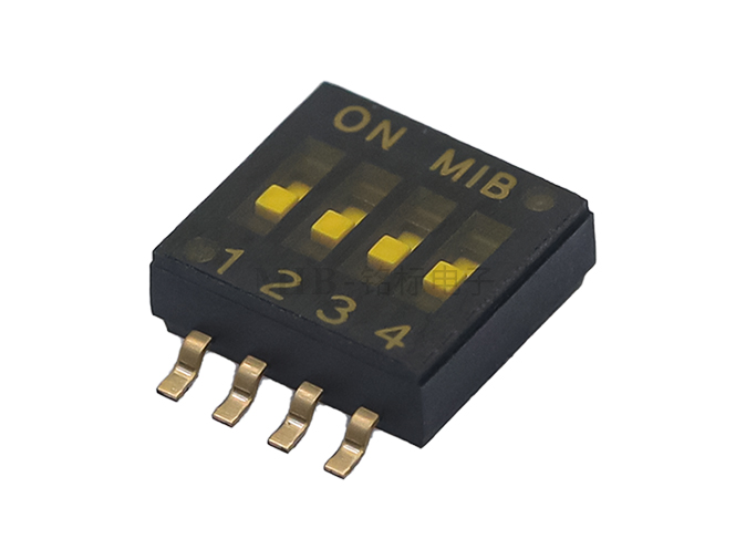 4P平推開關6.21*5.7*2.1mm(1.27)