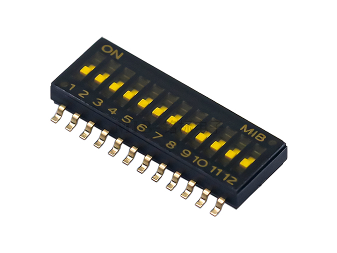 12P平推開關16.37*5.7*2.1mm(1.27)