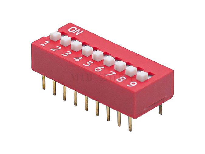 9P平撥開關24.38*9.9*6.7mm(2.54)