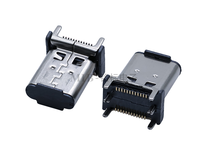 24PIN 直立式 Type-c 連接器