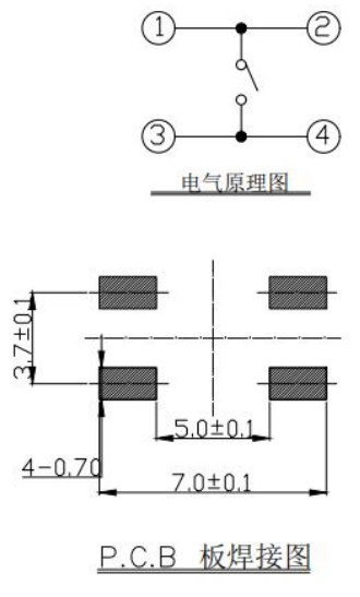 THBM03-A035NB-R-A 焊盤圖